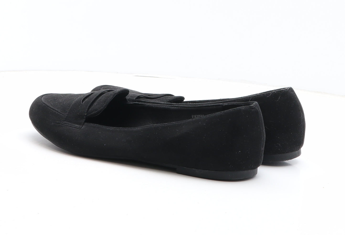 New Look Womens Black Synthetic Loafer Flat UK