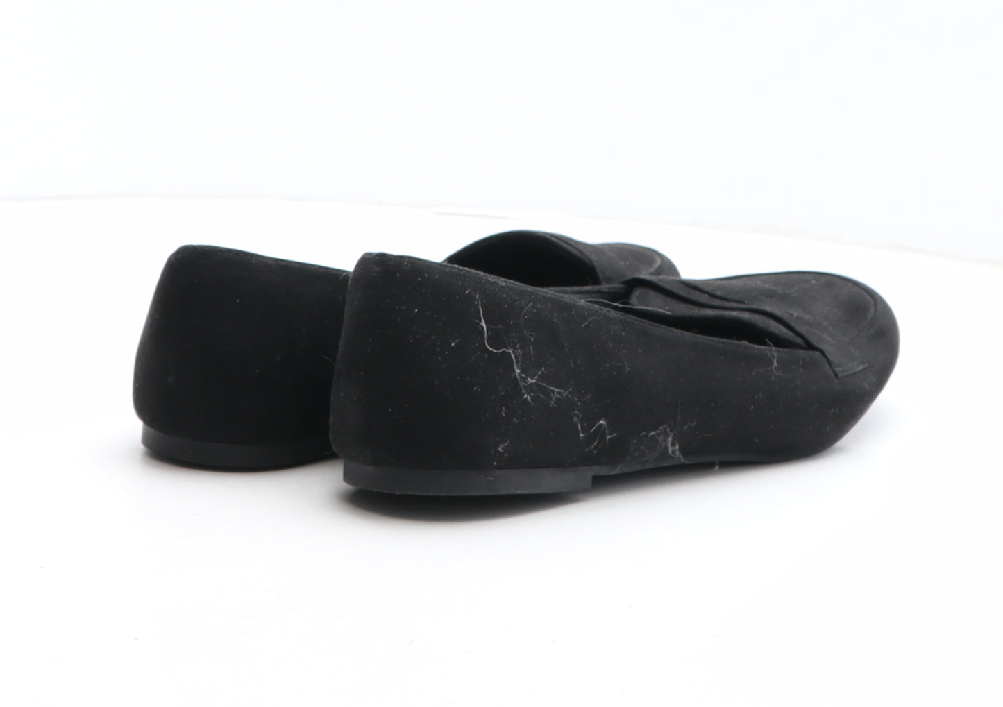 New Look Womens Black Synthetic Loafer Flat UK