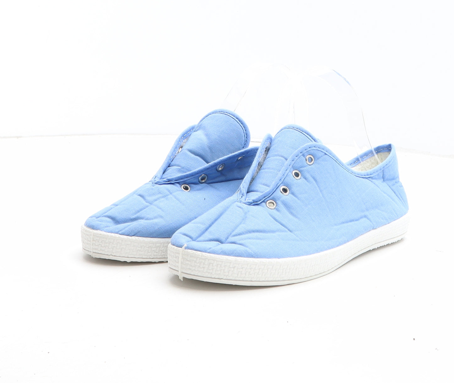 Preworn Womens Blue Fabric Trainer Casual UK