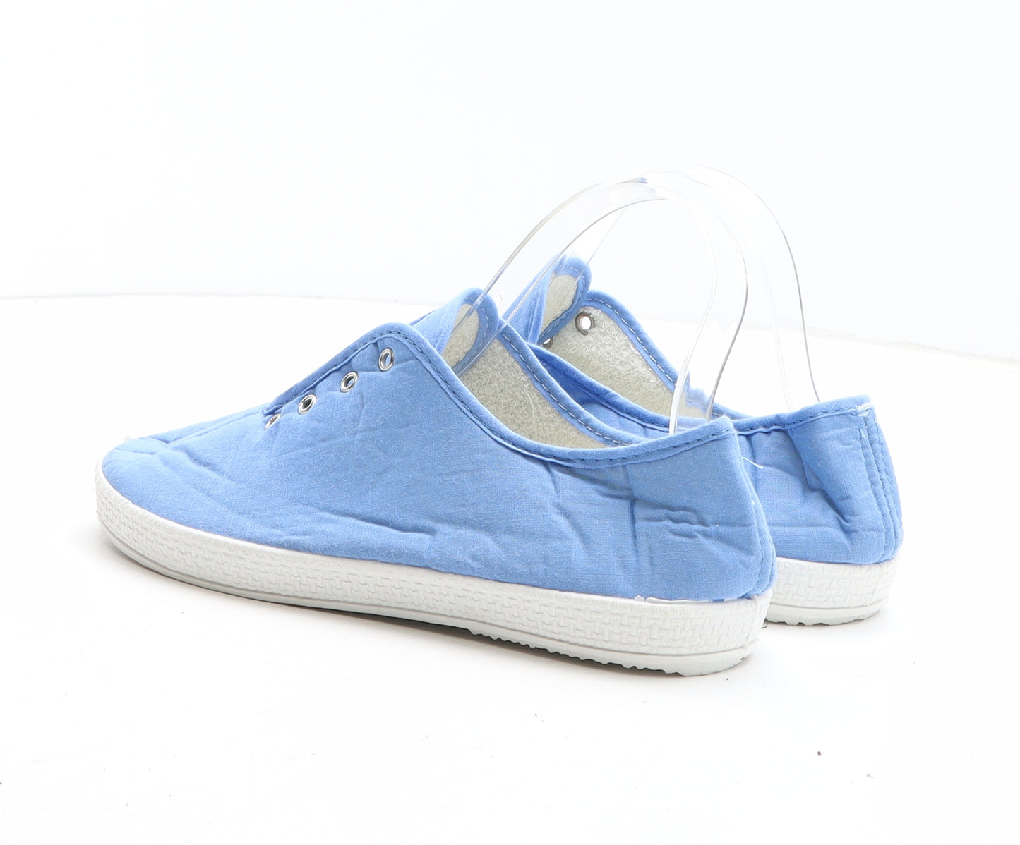 Preworn Womens Blue Fabric Trainer Casual UK