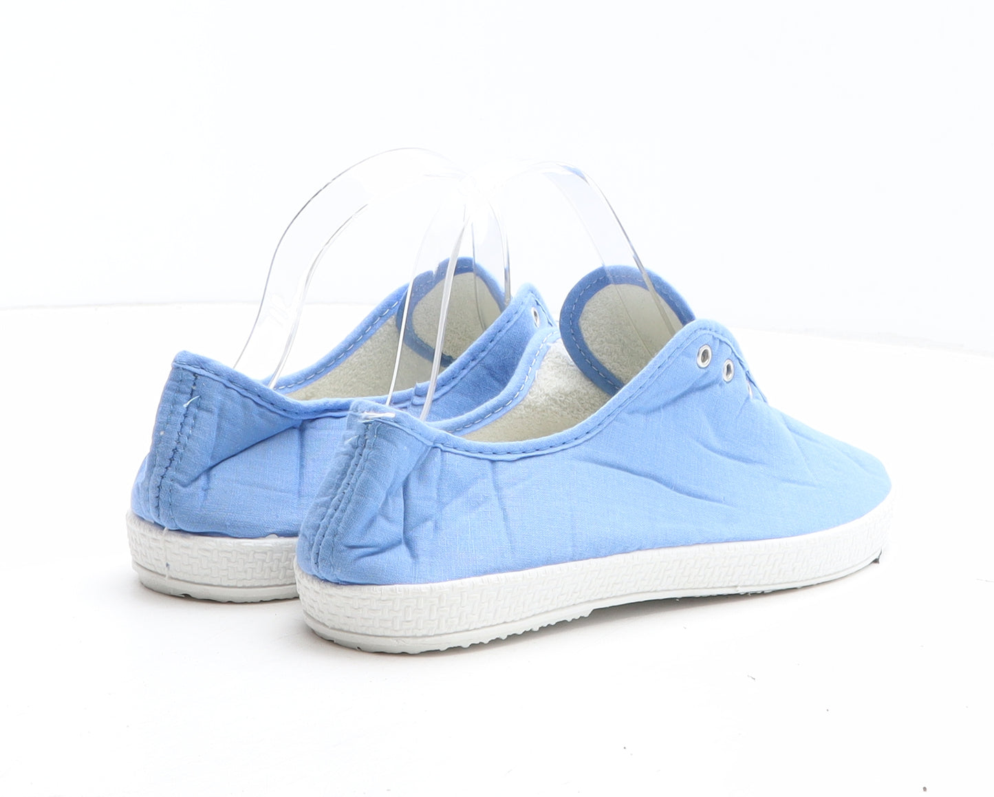 Preworn Womens Blue Fabric Trainer Casual UK