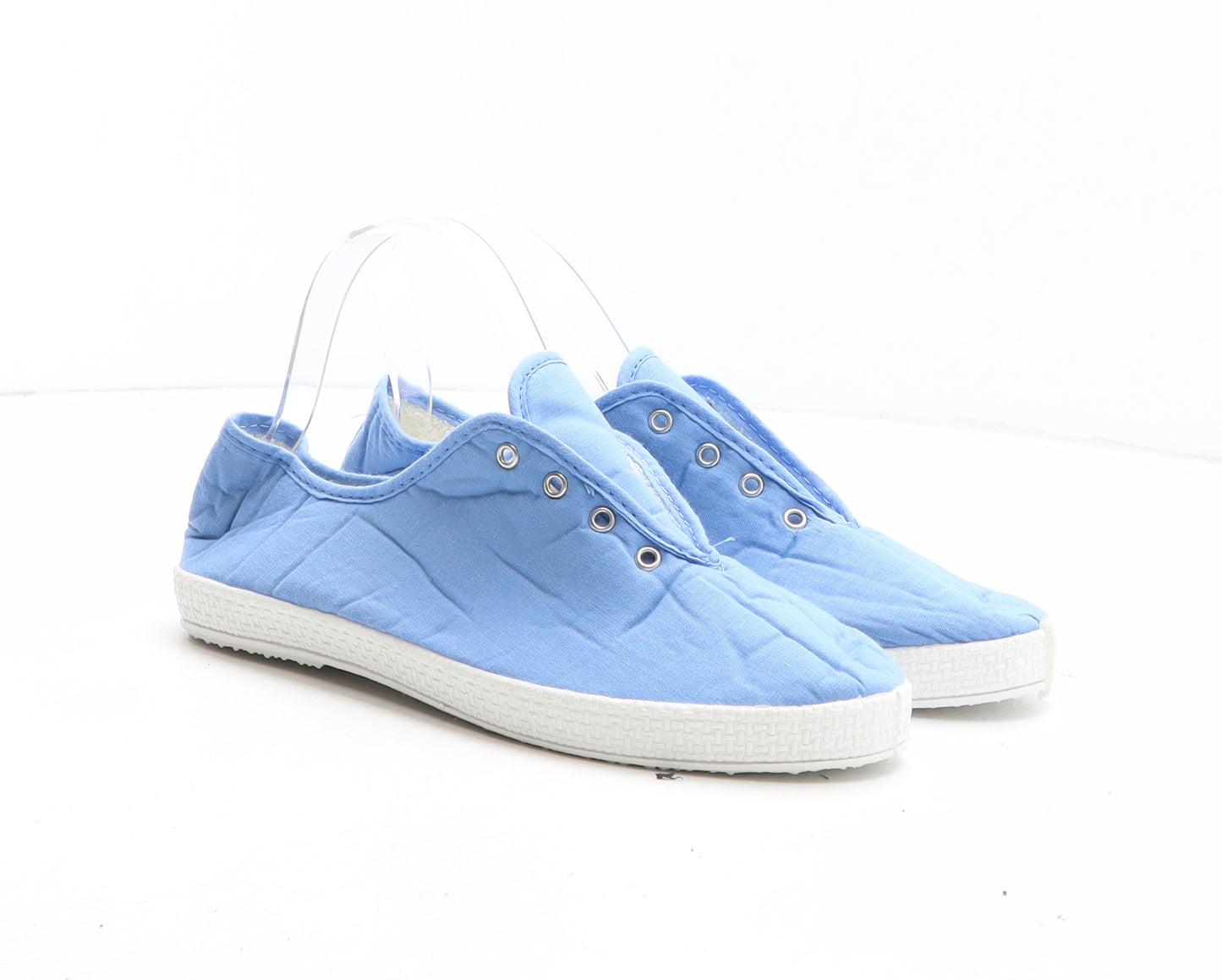 Preworn Womens Blue Fabric Trainer Casual UK