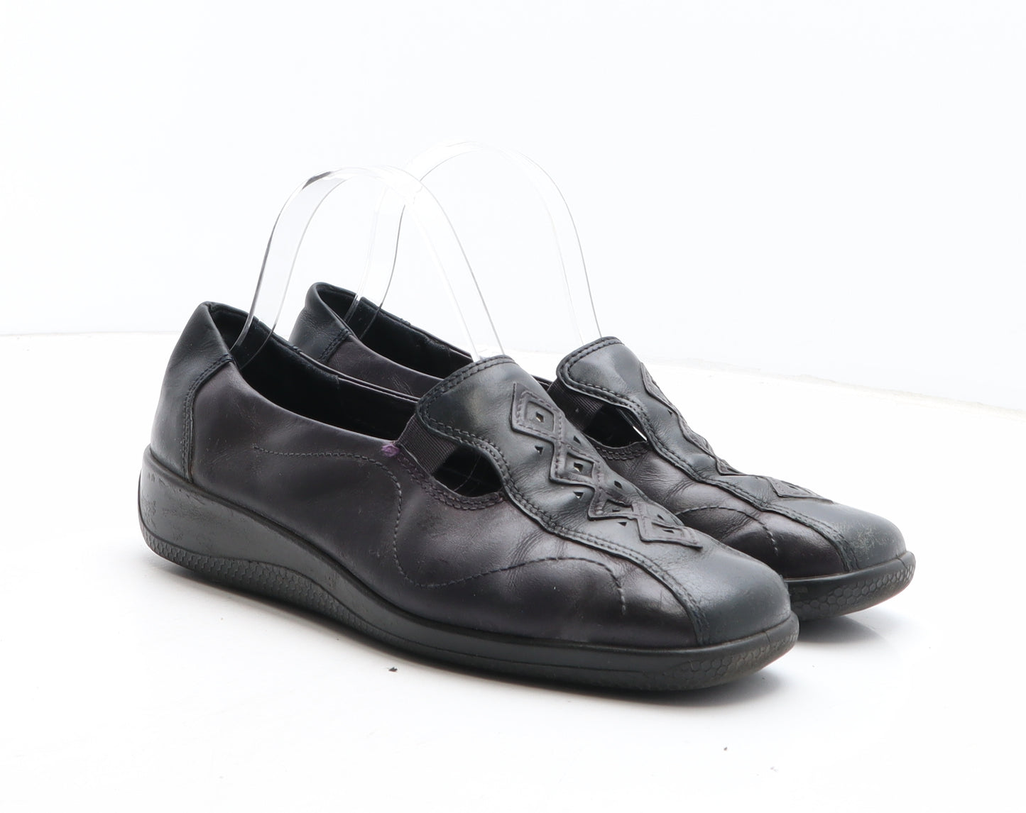 Hotter Womens Purple Synthetic Slip On Casual UK