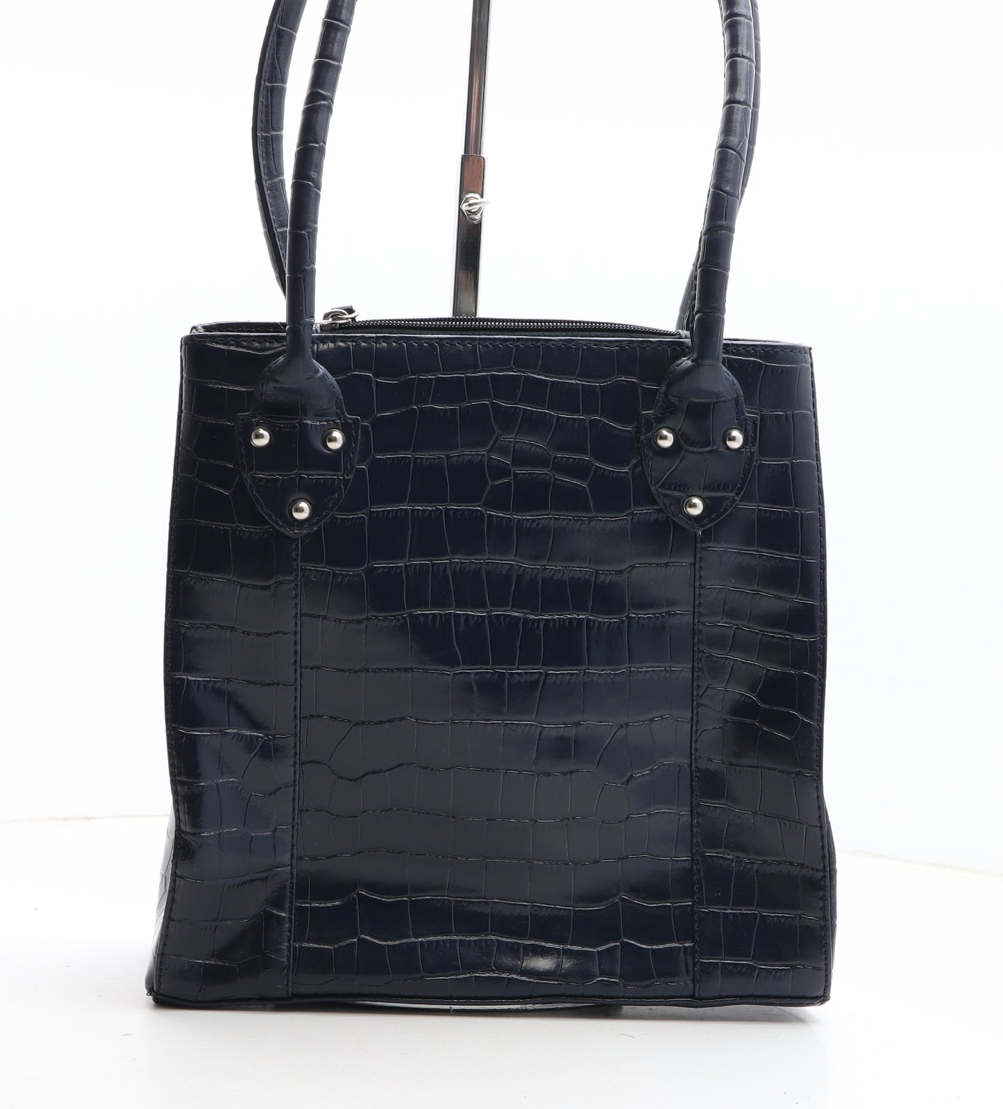 Osprey Womens Blue Polyurethane Shoulder Bag Size Medium - Croc Texture