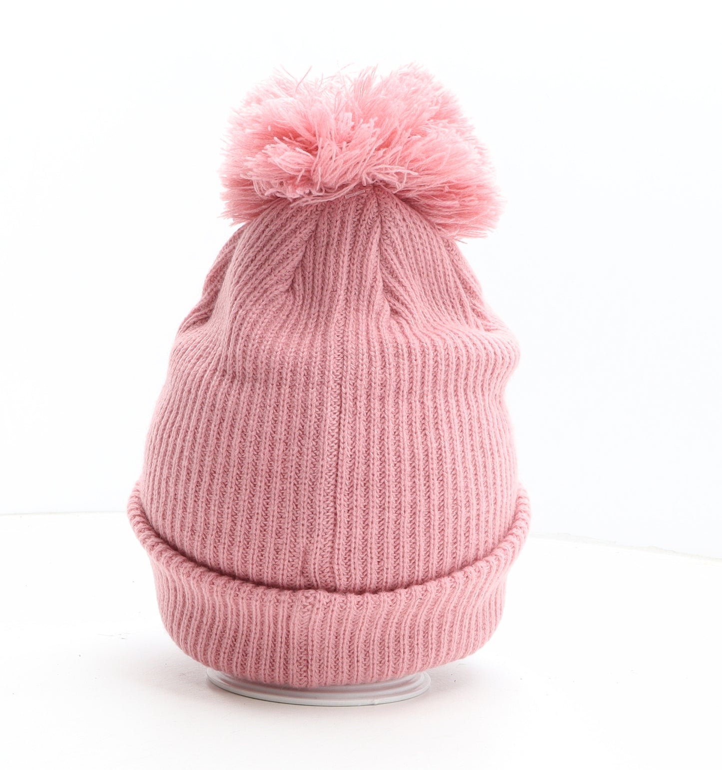 Urban Outfitters Womens Pink Acrylic Bobble Hat One Size