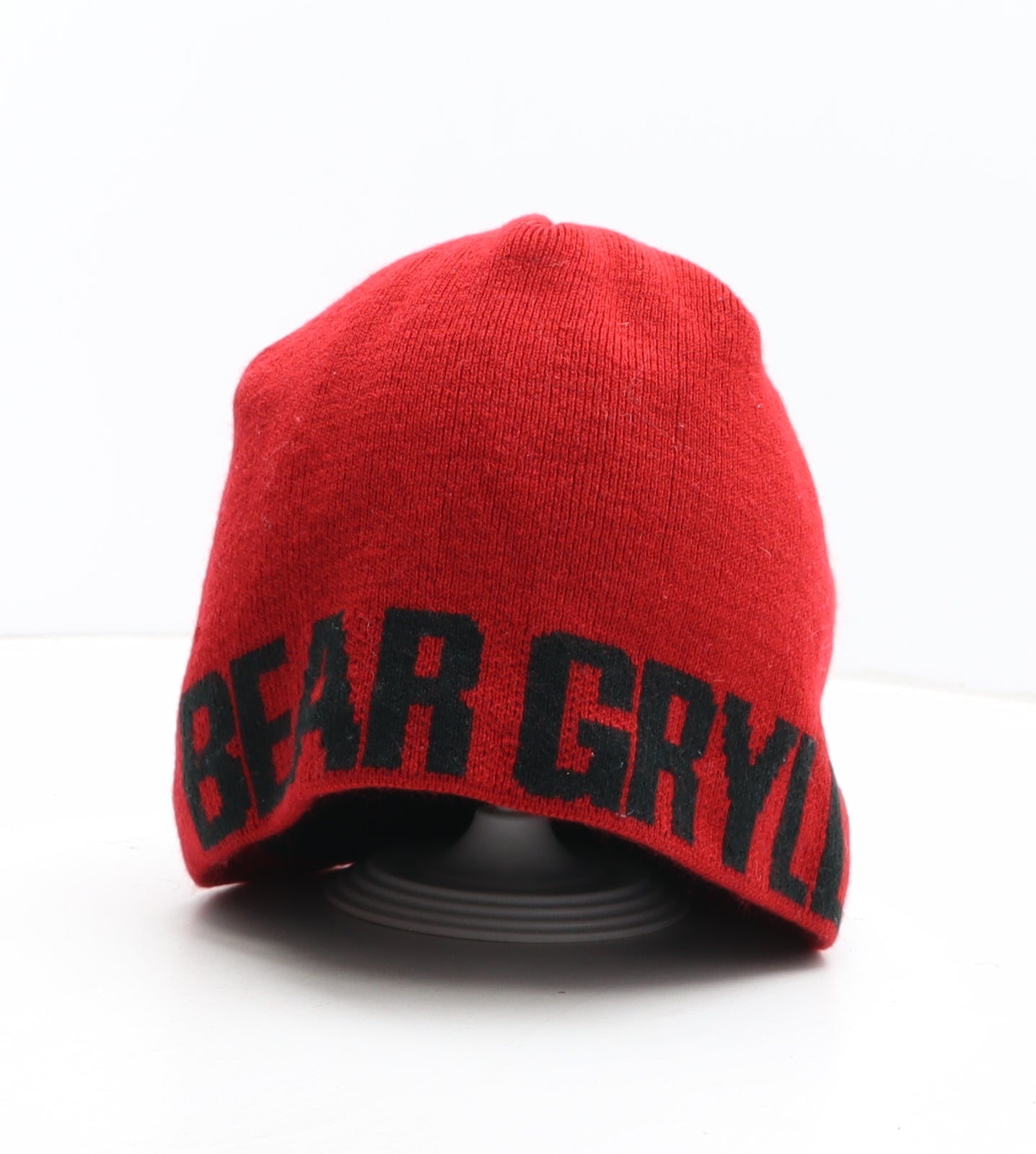 Bear Grylls Womens Red Acrylic Beanie One Size