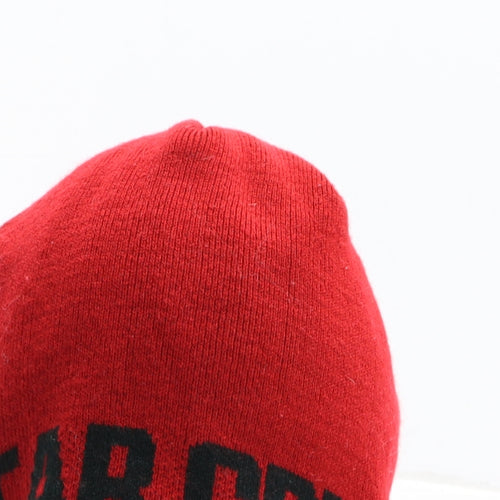 Bear Grylls Womens Red Acrylic Beanie One Size