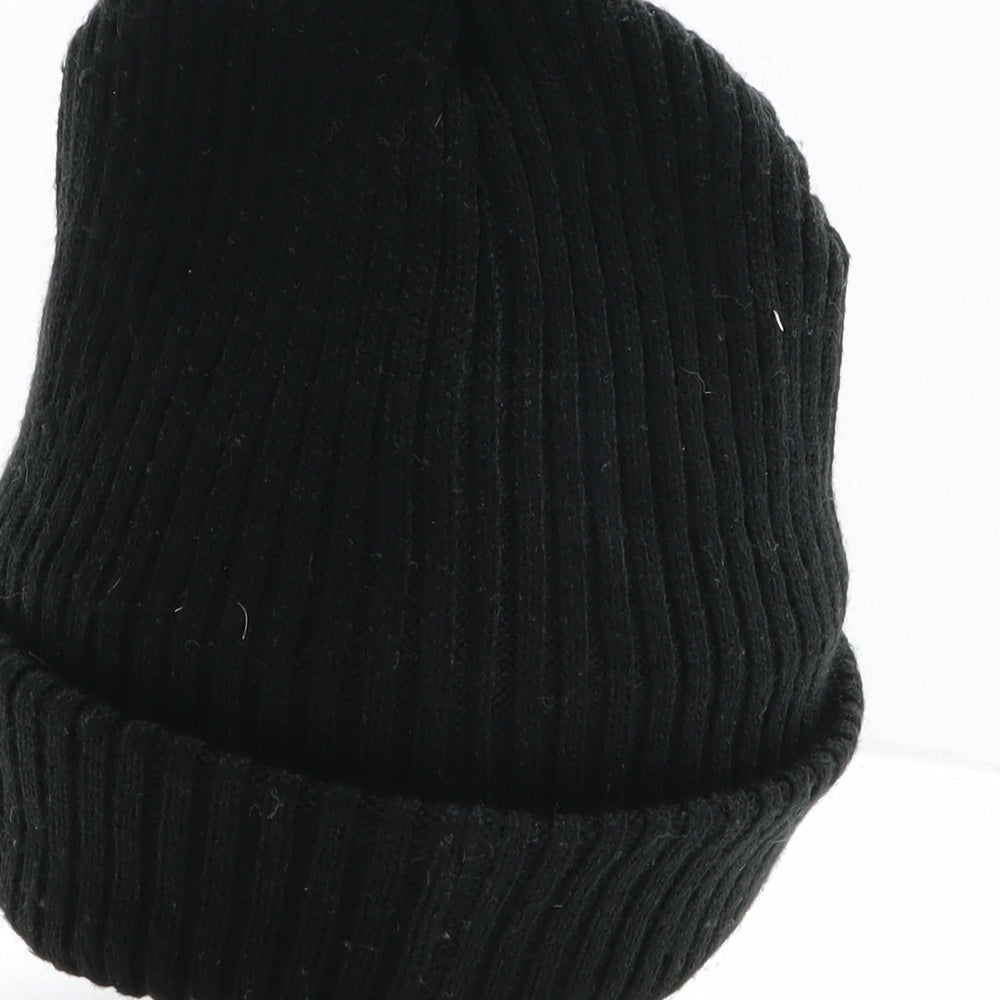 Thinsulate Mens Black Acrylic Beanie One Size