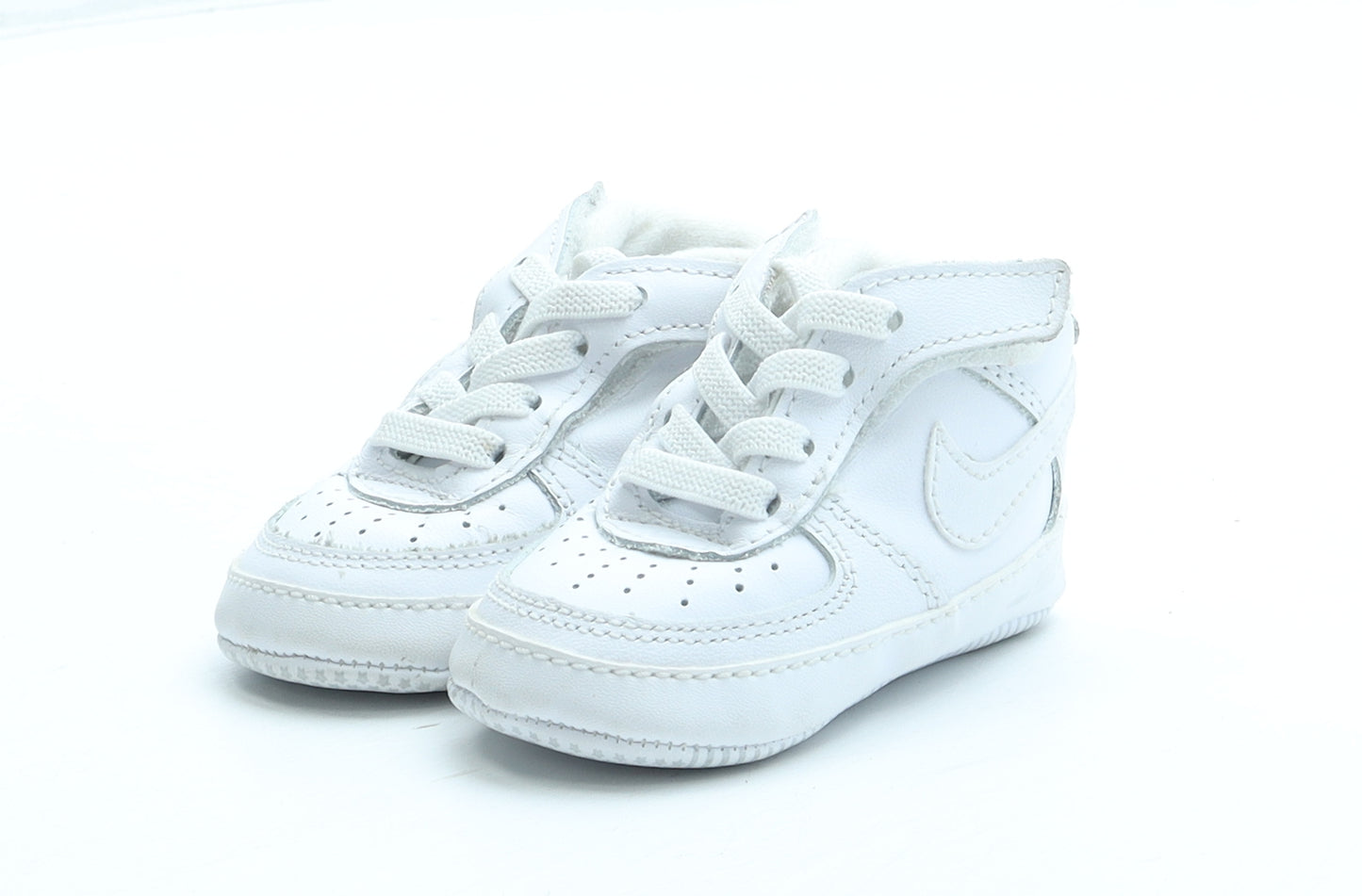 Nike Unisex Baby & Toddler White Polyurethane Sneaker Trainer UK 0-6 Months