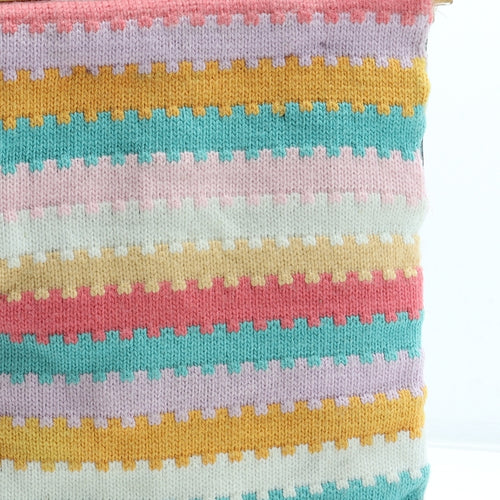 Preworn Womens Multicoloured Geometric Acrylic Tote Size Medium