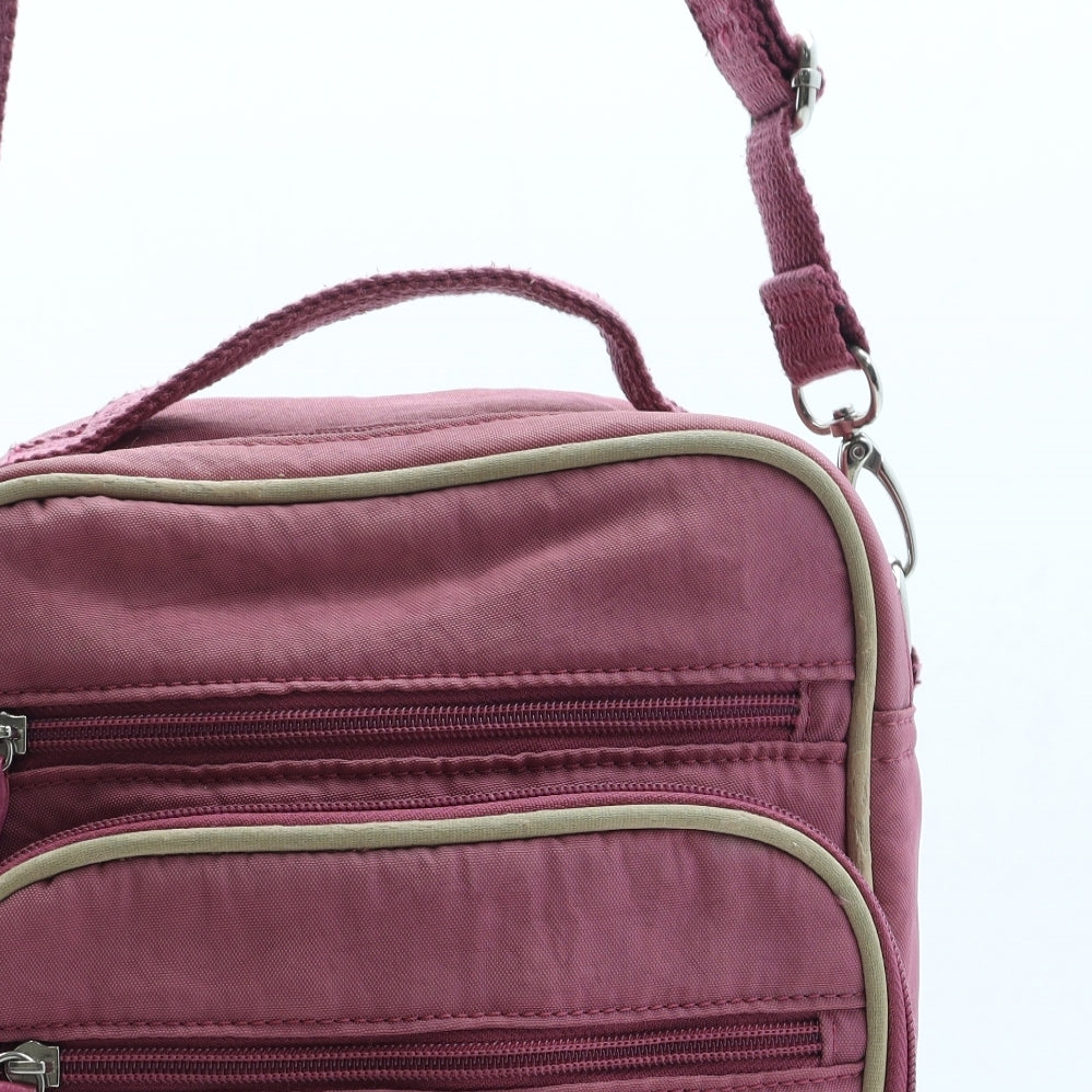 Spirit Womens Pink Polyester Crossbody Size Medium