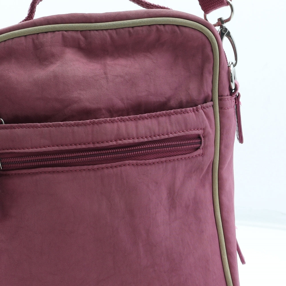 Spirit Womens Pink Polyester Crossbody Size Medium