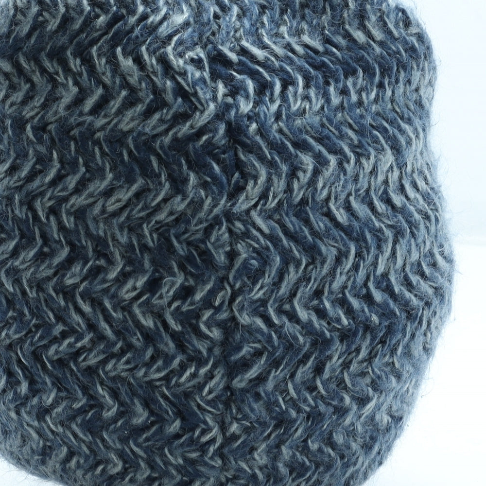 Preworn Mens Blue Acrylic Beanie One Size