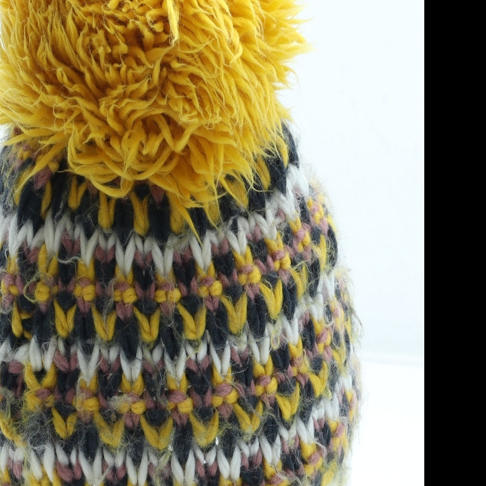 Barts Womens Multicoloured Acrylic Bobble Hat One Size