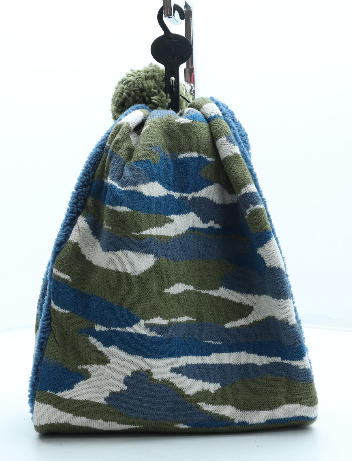 Marks and Spencer Boys Multicoloured Camouflage Acrylic Beanie Size S - UK Size 6-10 years Gloves and snood included
