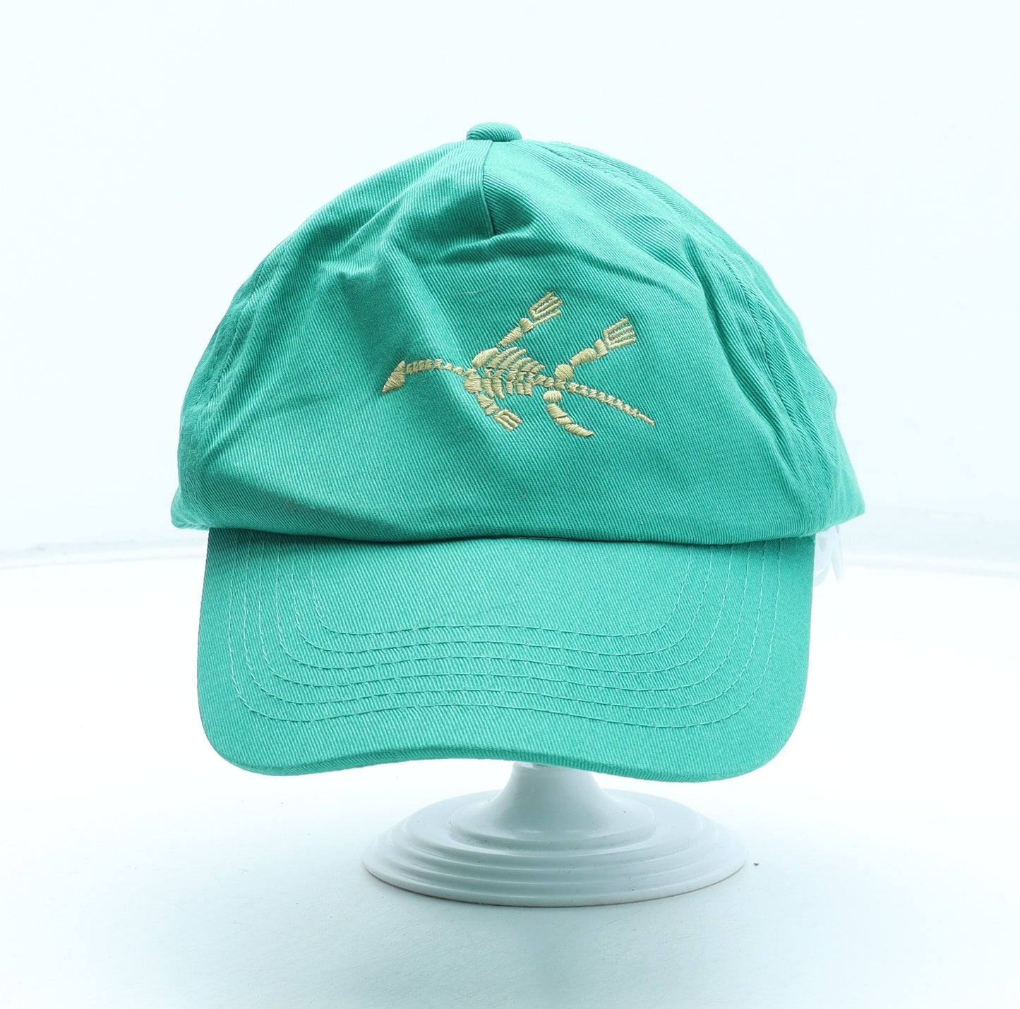 Preworn Boys Green Polyester Snapback Size Adjustable