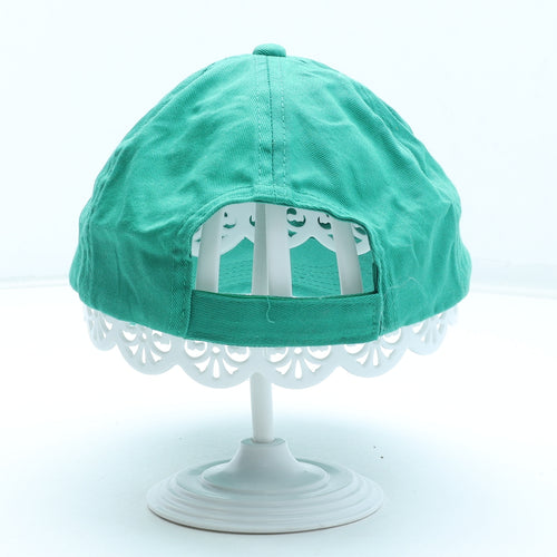 Preworn Boys Green Polyester Snapback Size Adjustable