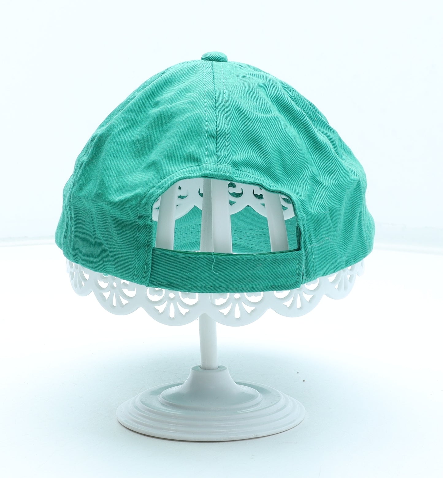 Preworn Boys Green Polyester Snapback Size Adjustable