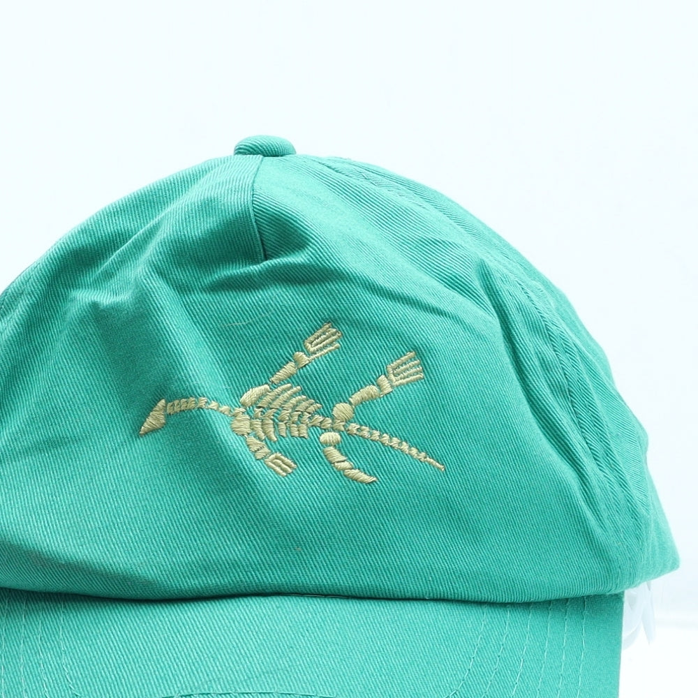 Preworn Boys Green Polyester Snapback Size Adjustable