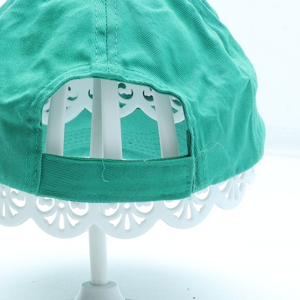 Preworn Boys Green Polyester Snapback Size Adjustable