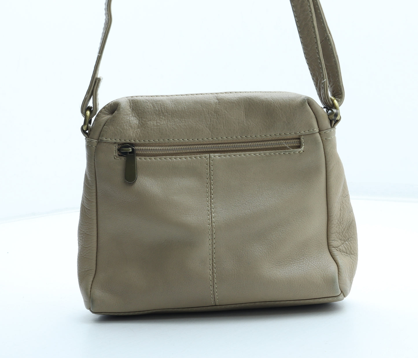 Lakeland Womens Beige Polyurethane Crossbody Size Small