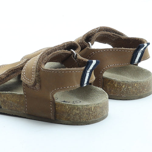 NEXT Boys Brown Polyurethane Slingback Sandal UK 4.5