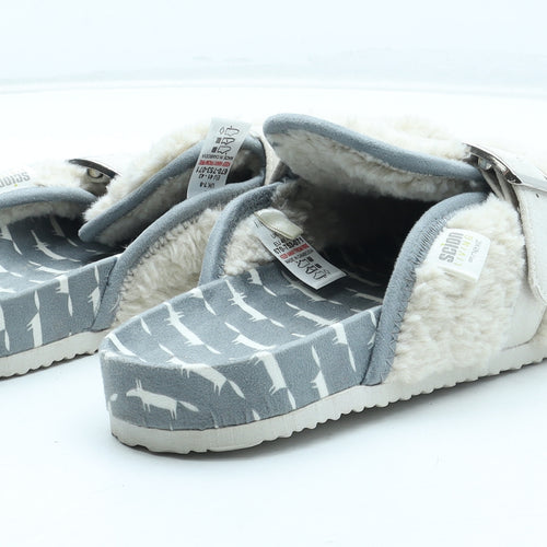 NEXT Womens Beige Polyester Slip On Slipper UK