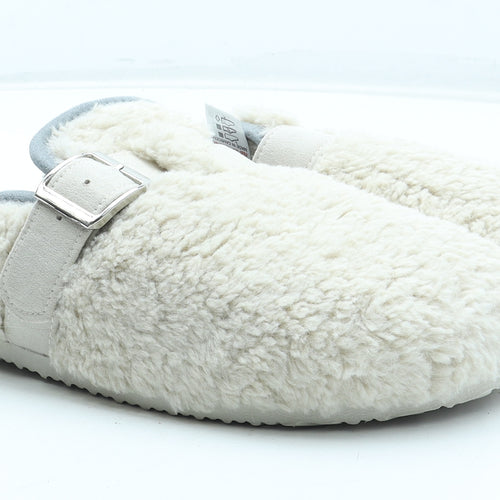 NEXT Womens Beige Polyester Slip On Slipper UK