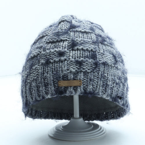 Barts Mens Grey Acrylic Beanie One Size