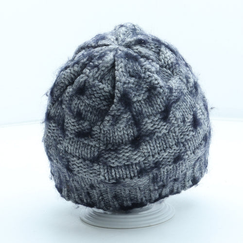 Barts Mens Grey Acrylic Beanie One Size