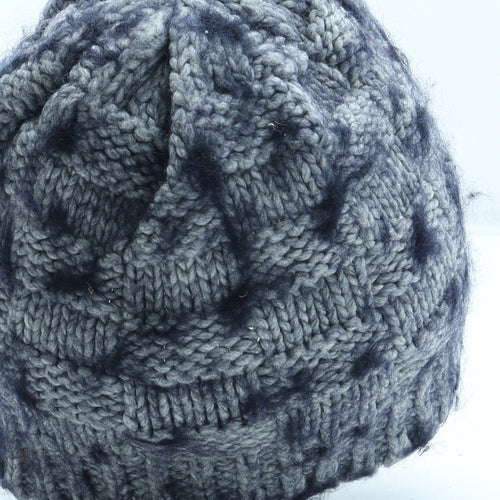 Barts Mens Grey Acrylic Beanie One Size