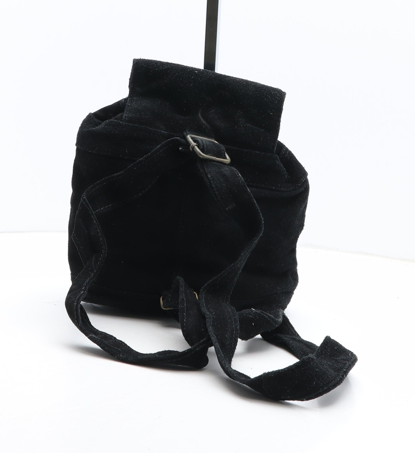 Barrett's Womens Black Leather Backpack Size Medium