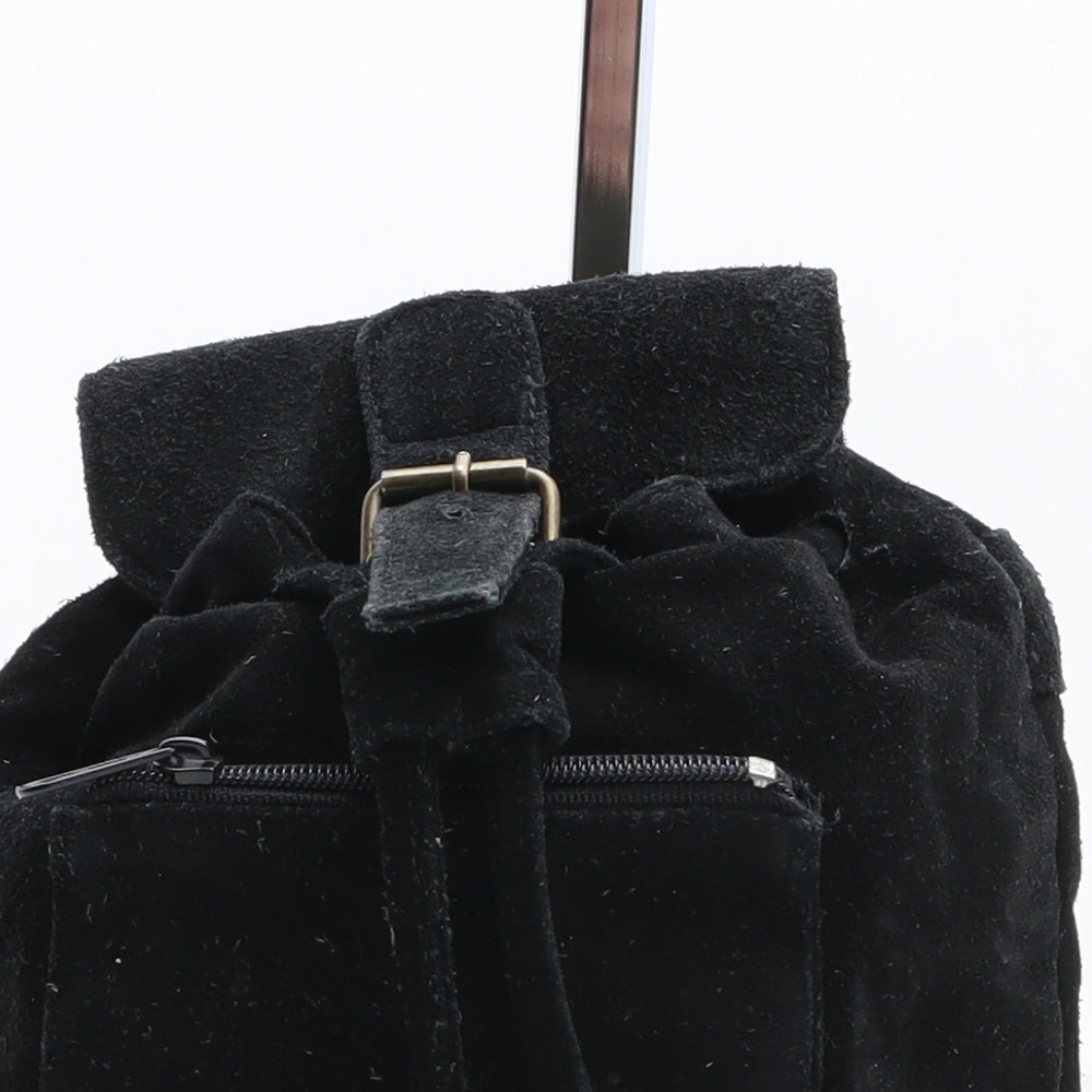 Barrett's Womens Black Leather Backpack Size Medium