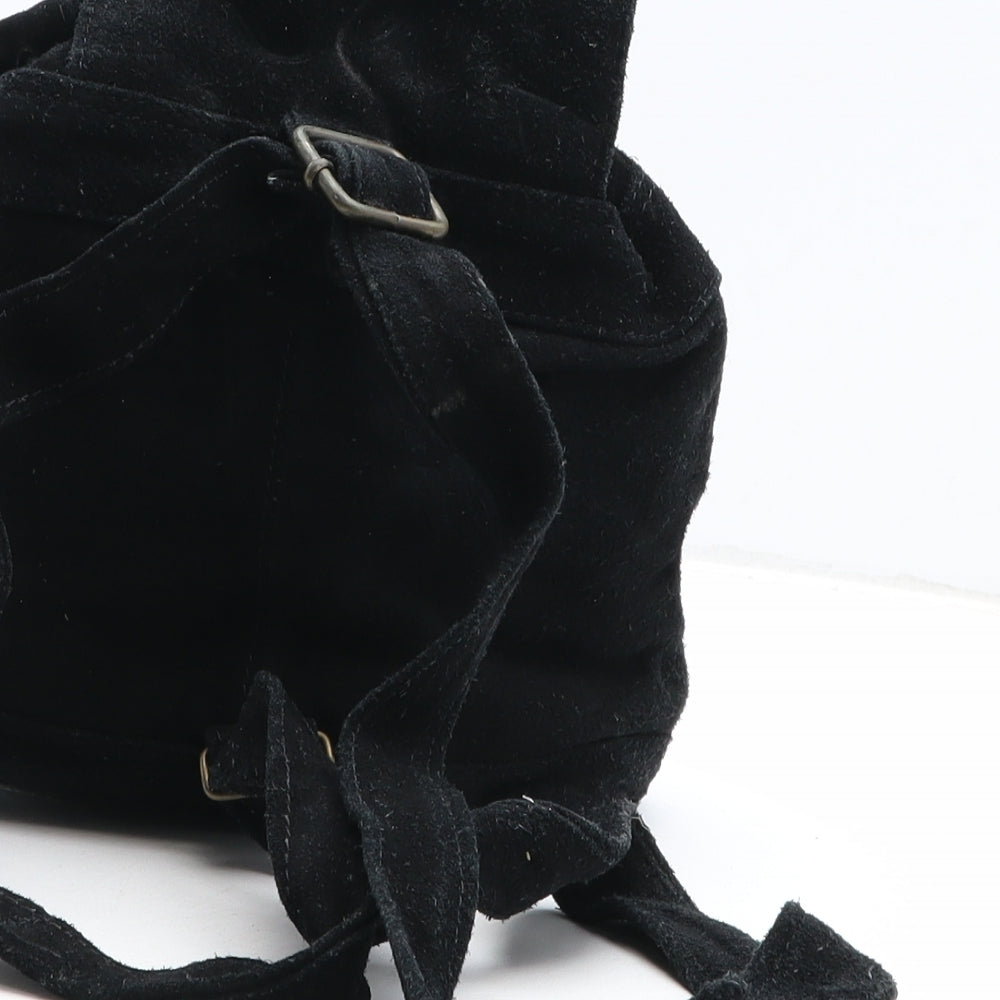 Barrett's Womens Black Leather Backpack Size Medium