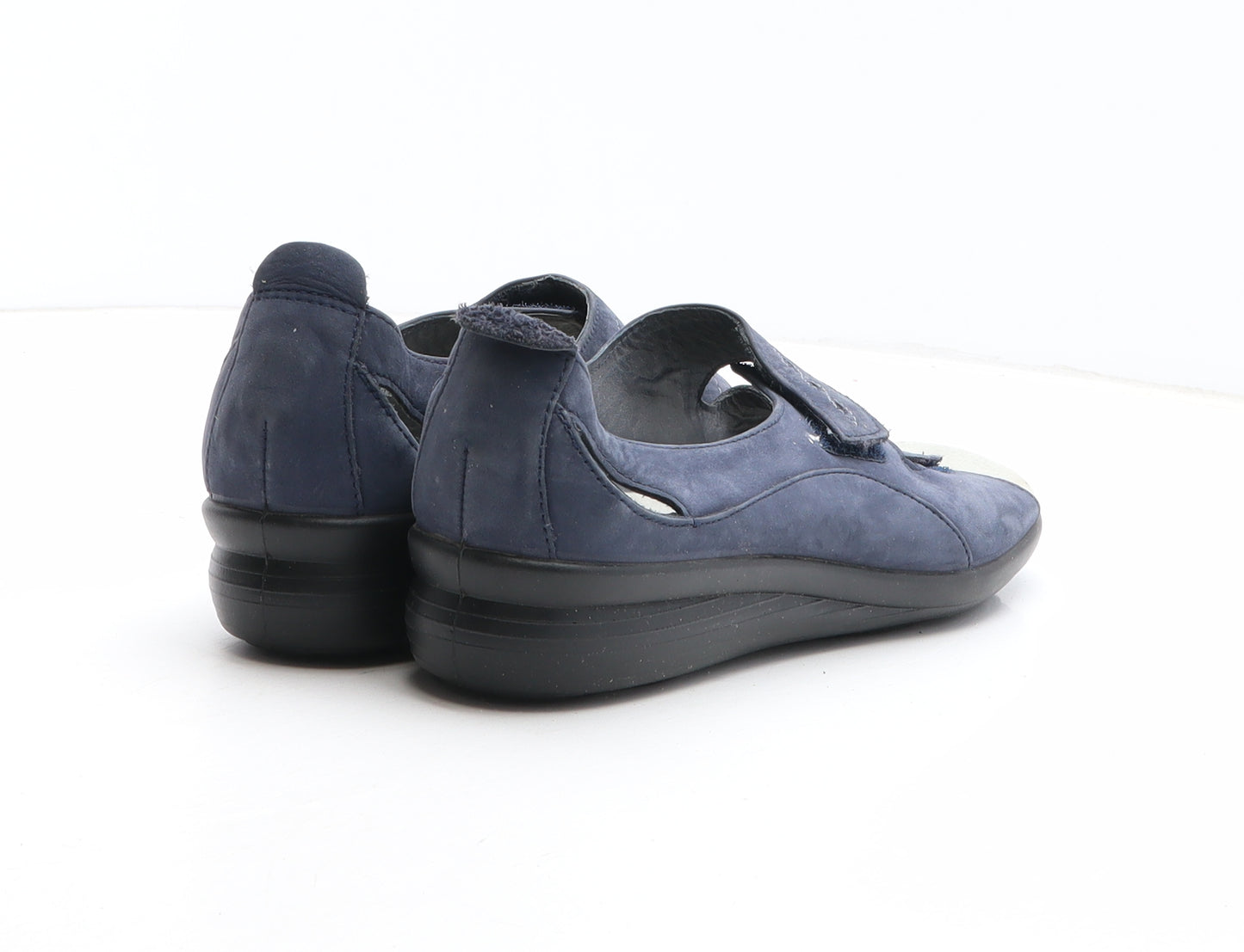 Hotter Womens Blue Synthetic Slip On Sandal UK