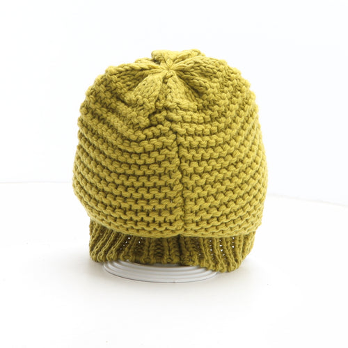 Marks and Spencer Womens Green Acrylic Beanie One Size