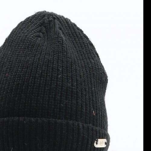 River Island Womens Black Acrylic Beanie One Size