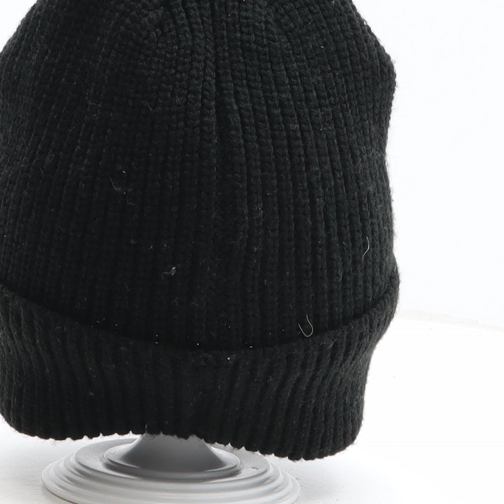 River Island Womens Black Acrylic Beanie One Size