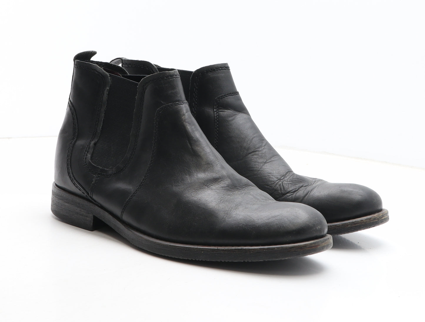 NEXT Mens Black Synthetic Chelsea Boot UK 10