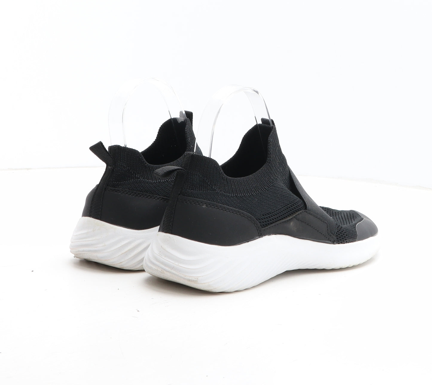 George Womens Black Fabric Trainer UK