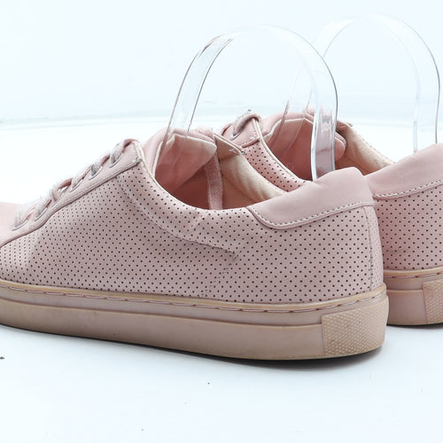 TU Womens Pink Polyurethane Trainer UK