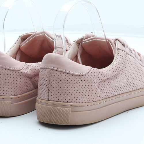 TU Womens Pink Polyurethane Trainer UK