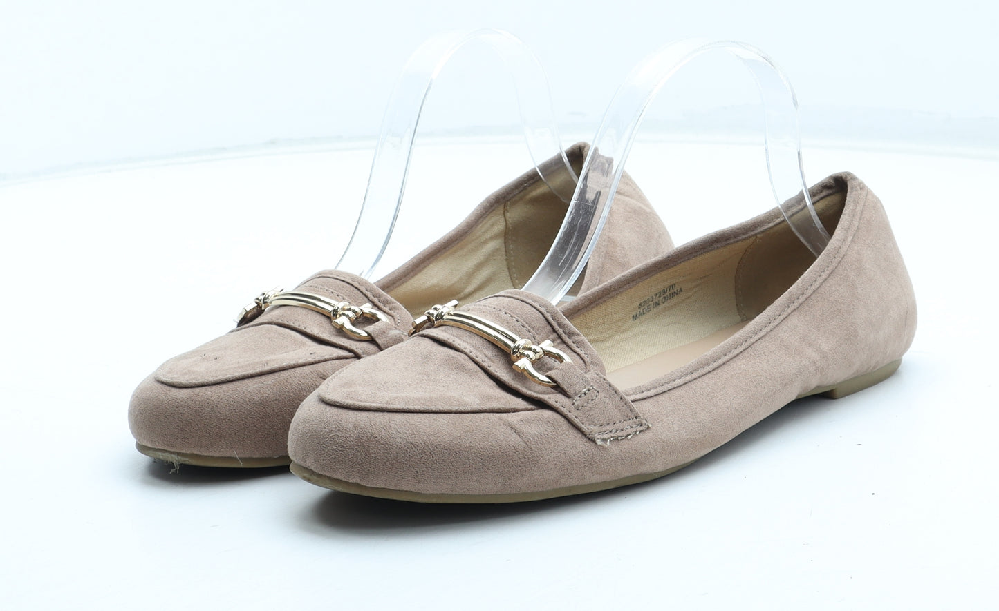 New Look Womens Pink Polyester Flat UK