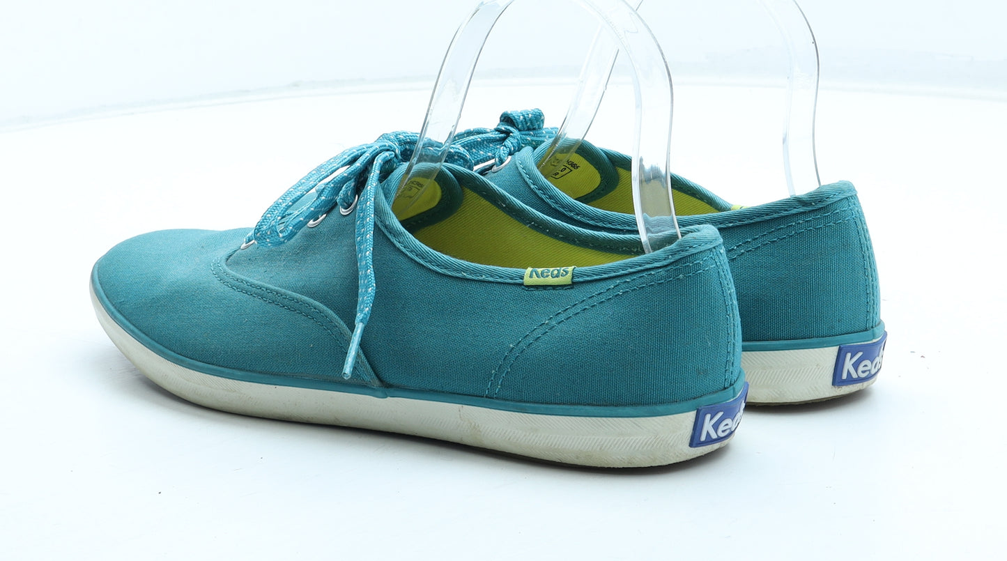Keds Womens Blue Polyester Trainer UK
