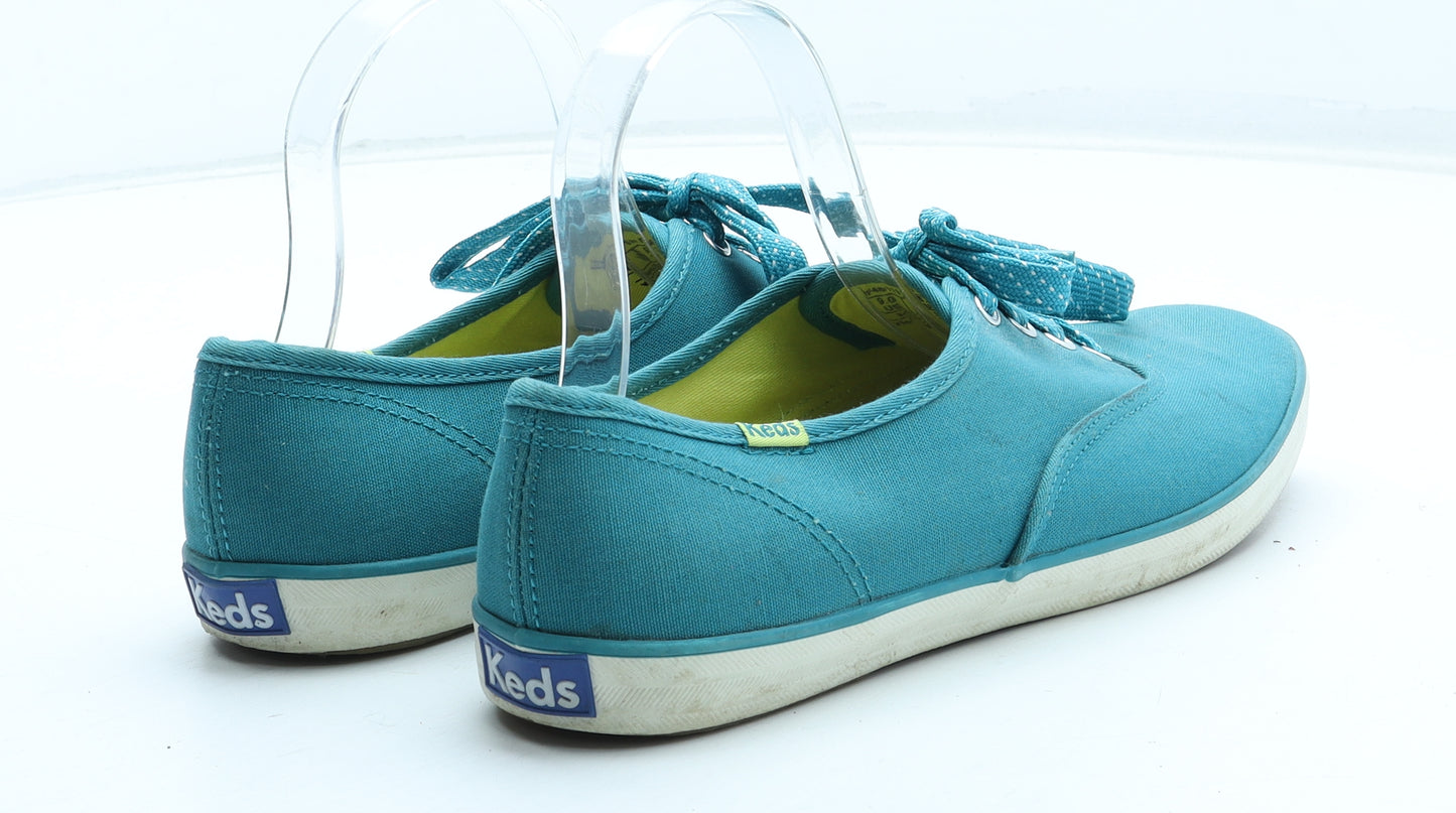 Keds Womens Blue Polyester Trainer UK