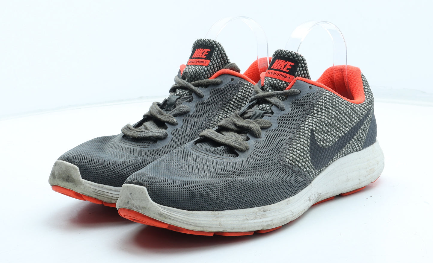 Nike Mens Grey Polyester Trainer UK 11 - Revolution 3