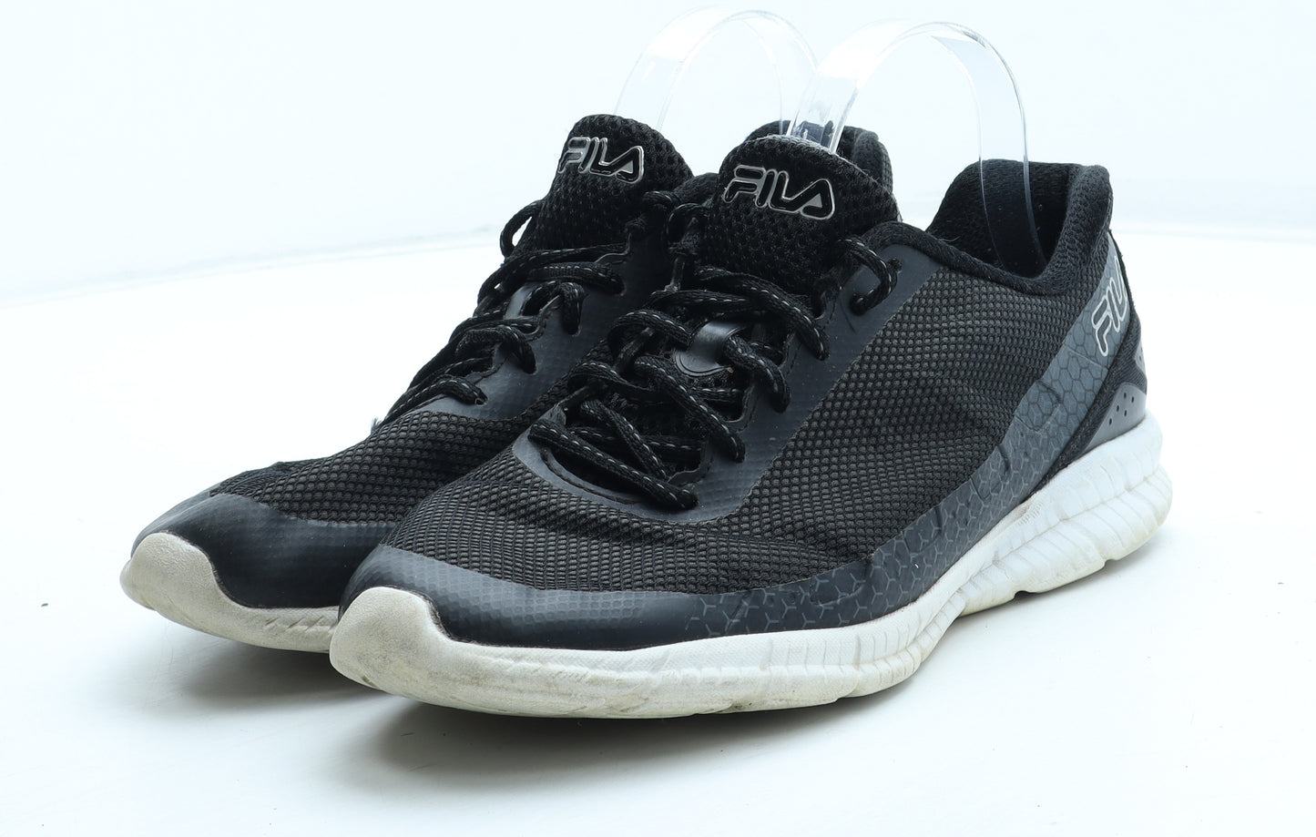 FILA Mens Black Polyester Trainer UK 7.5 41.5