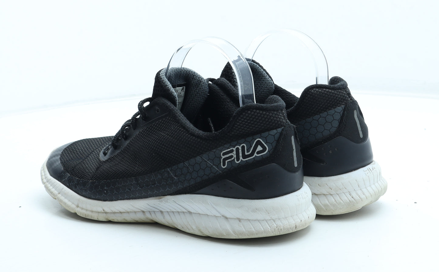 FILA Mens Black Polyester Trainer UK 7.5 41.5