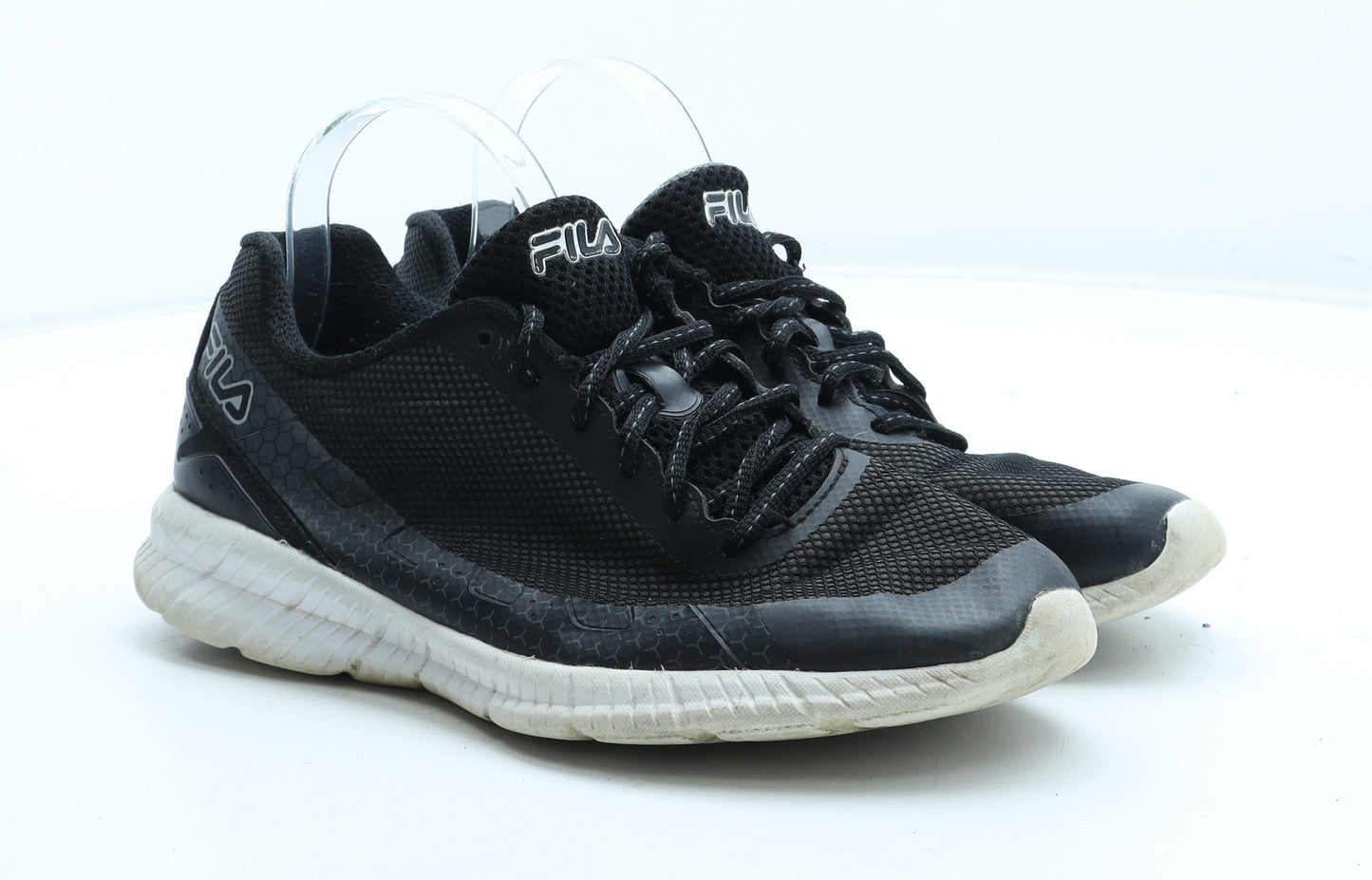 FILA Mens Black Polyester Trainer UK 7.5 41.5