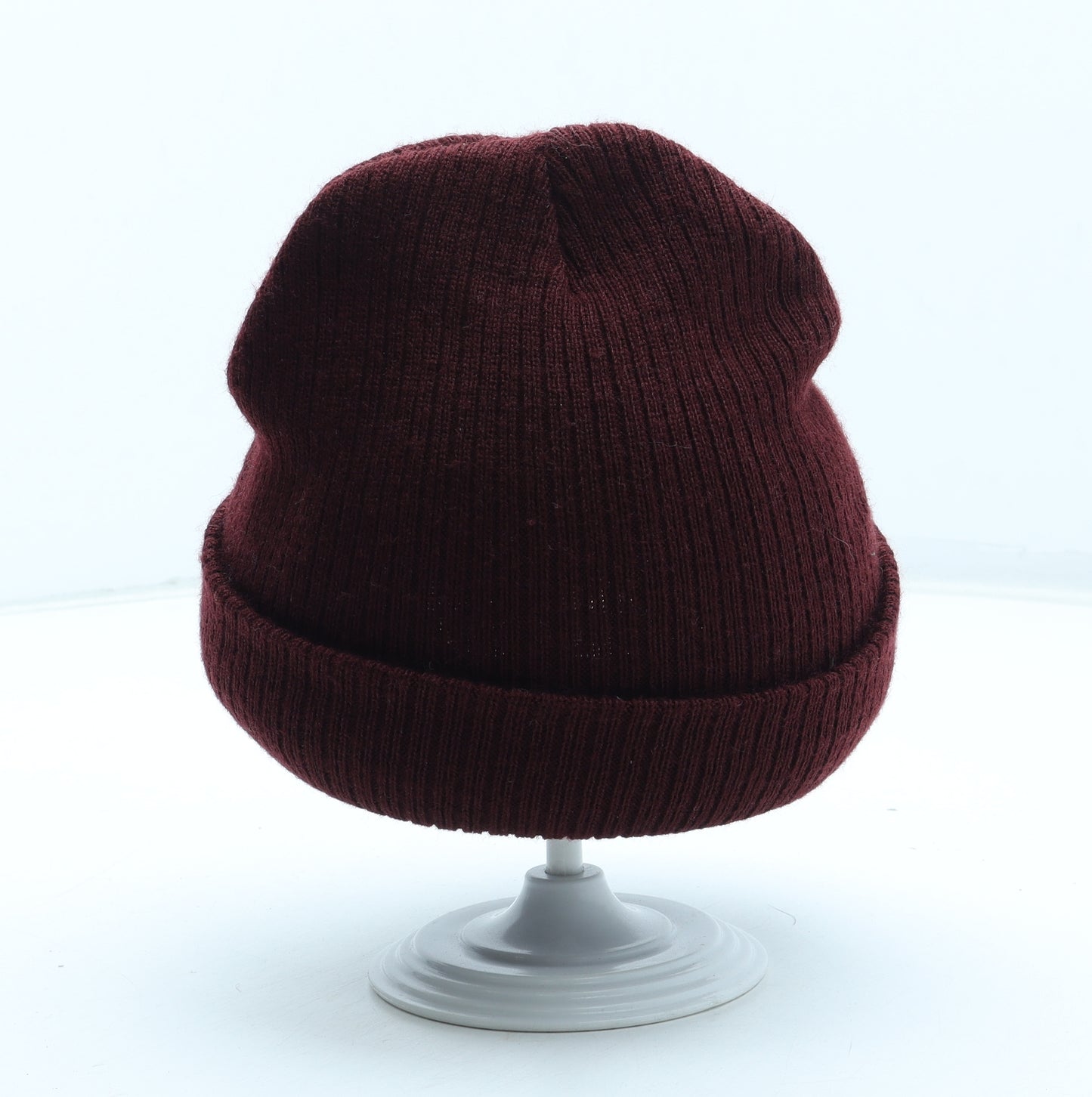 New Look Mens Red Acrylic Beanie One Size